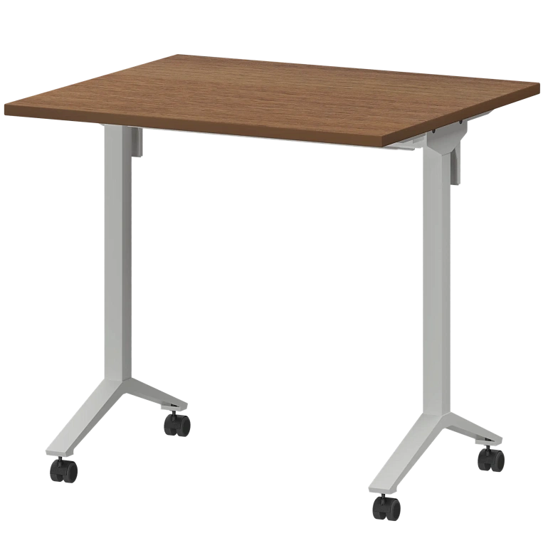 стол мобильный складной protech мб22-80.70 орех/белый фото