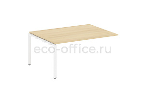 Проходной наборный элемент переговорного стола METAL SYSTEM STYLE БП.ППРГ-4 Акация Лорка / Белый металл фото