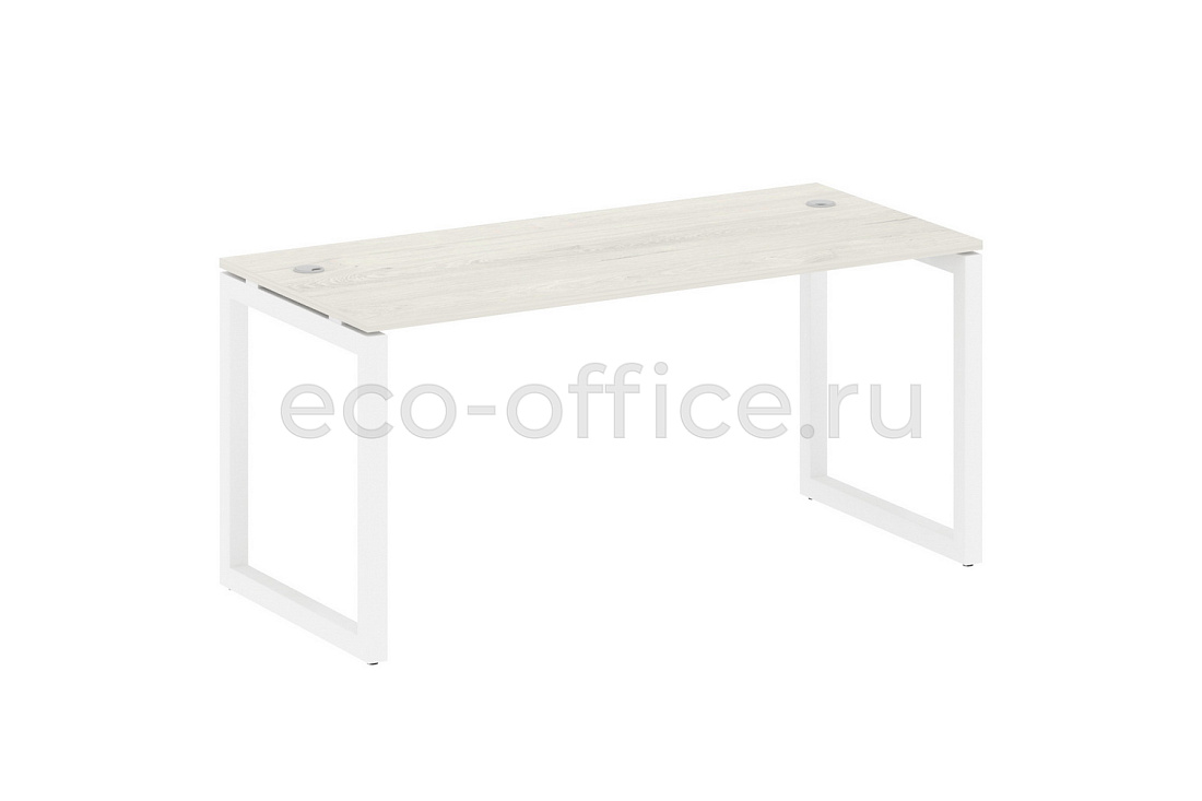 Стол письменный METAL SYSTEM QUATTRO 5x5 50БО.СП-4 Дуб Наварра / Белый металл  стоимость