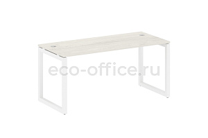 Стол письменный METAL SYSTEM QUATTRO 5x5 50БО.СП-4 Дуб Наварра / Белый металл фото