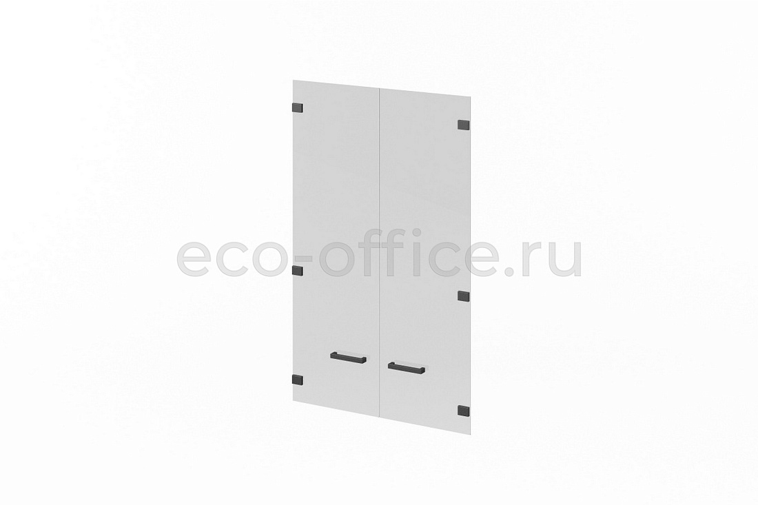Двери средние стеклянные комплект LEMO L-022 купить в Москве