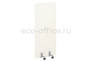 Перегородка на металлических опорах, на роликах R-LINE SOFT AP.R-80-180 Рогожка Romeo 01 / Серый металл фото