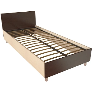 Кровать односпальная Protech Т-401 Дуб венге/Ясень шимо фото