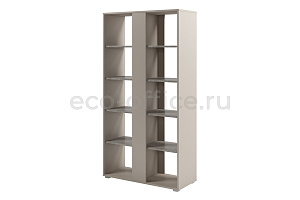 Стеллаж с планкой высокий открытый SOLUTION D-74 Бетон Чефалу / Кашемир фото