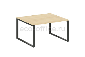 Стол переговорный (1 столешница) METAL SYSTEM STYLE БО.ПРГ-1.3 Акация Лорка / Антрацит металл фото