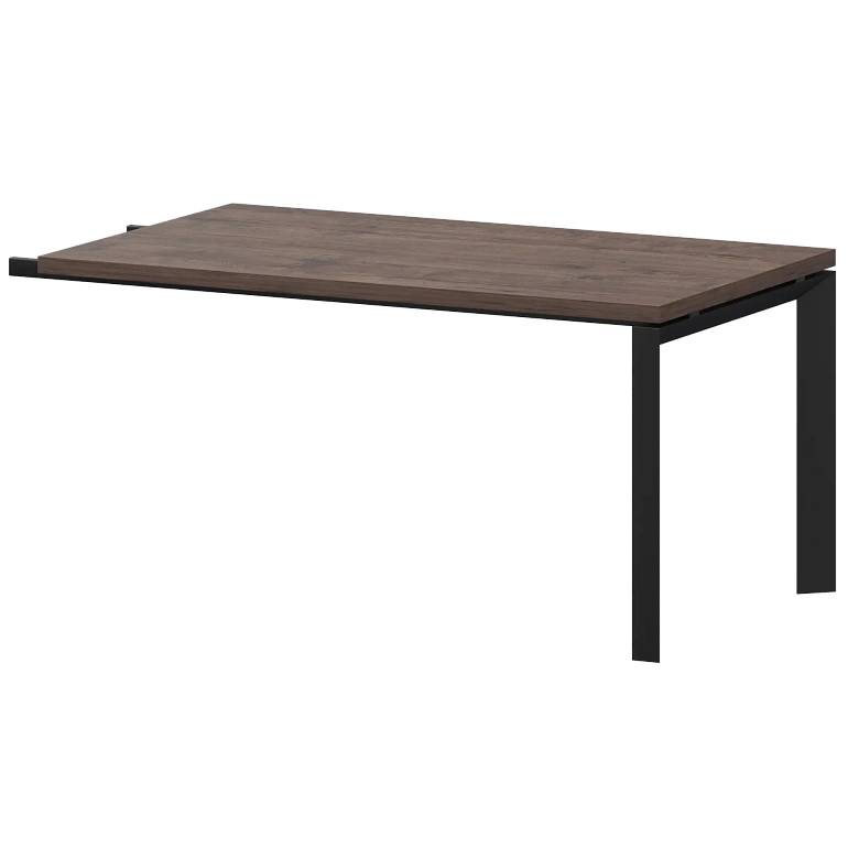 конференц-приставка на металлокаркасе protech ктм-03.38 дуб апрель/черный фото