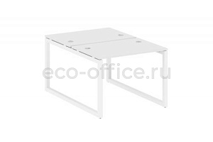 Рабочая станция METAL SYSTEM QUATTRO 5x5 50БО.РАС-СП-2.1 Белый / Белый металл фото