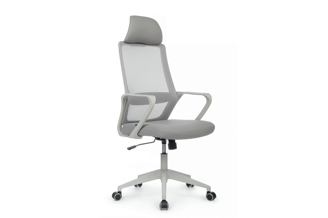 кресло rv chair point 8325h светло-серая ткань фото