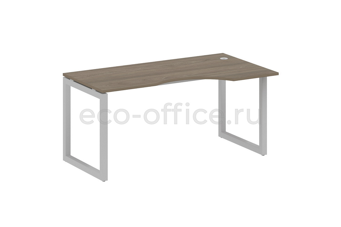 Стол криволинейный правый METAL SYSTEM QUATTRO 5x5 50БО.СА-1 Пр Вяз Благородный / Серый металл  стоимость