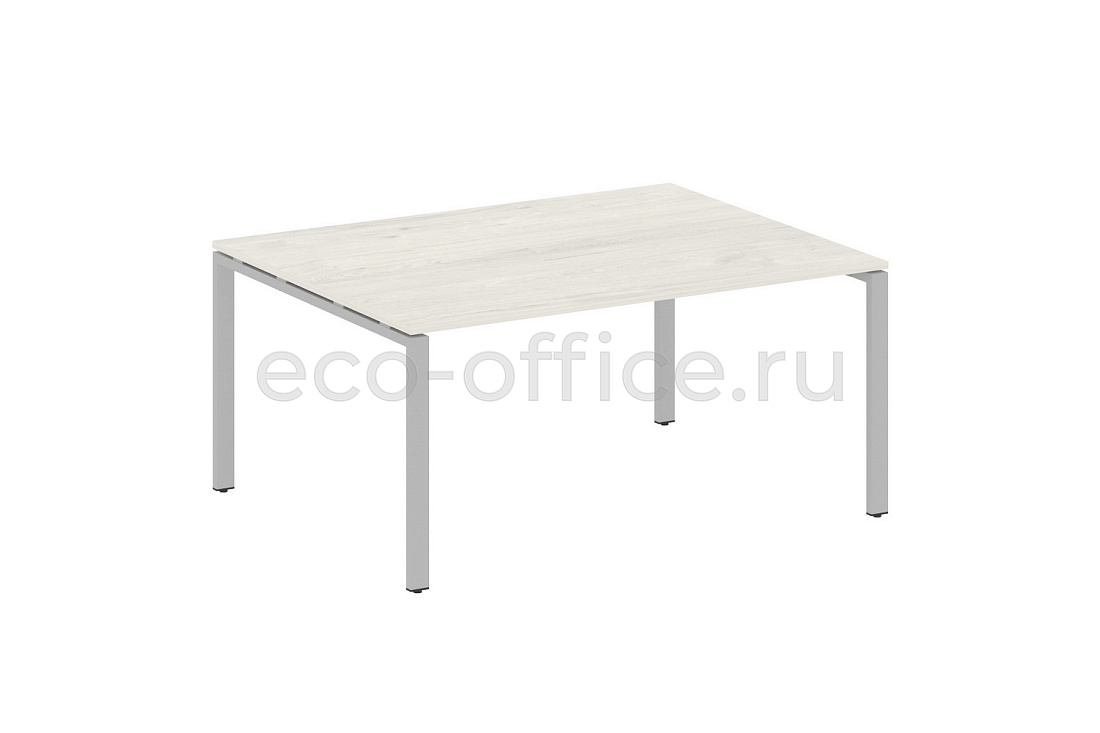 Стол переговорный (1 столешница) METAL SYSTEM STYLE БП.ПРГ-1.4 Дуб Наварра / Серый металл  стоимость