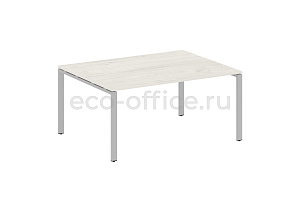Стол переговорный (1 столешница) METAL SYSTEM STYLE БП.ПРГ-1.4 Дуб Наварра / Серый металл фото