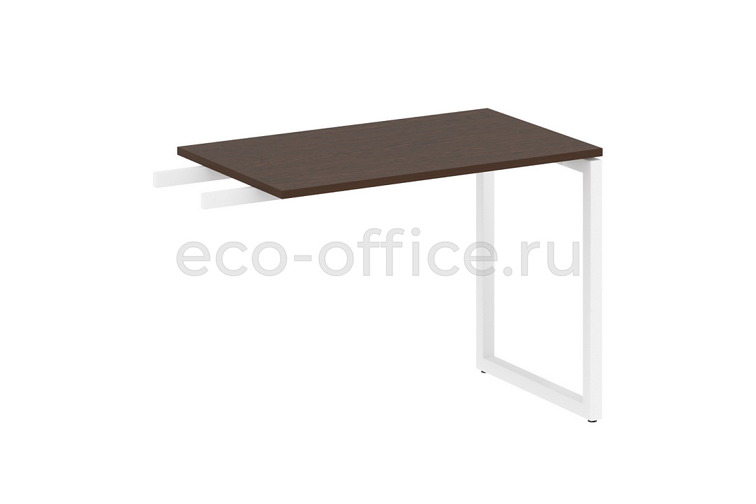 Приставной элемент на О-образном м/к METAL SYSTEM QUATTRO 4x4 40БО.ПР-3 Венге Цаво / Белый металл  стоимость