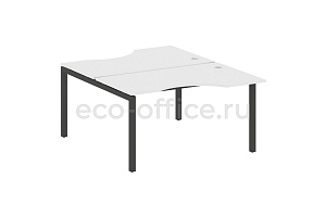 Рабочая станция криволинейная METAL SYSTEM QUATTRO 5x5 50БП.РАС-СА-2.2 Белый / Антрацит металл фото