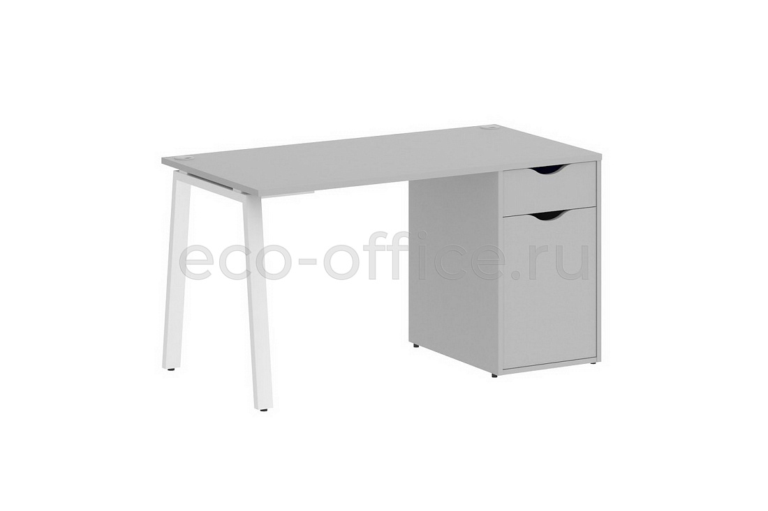 Стол письменный HomeOffice VR.SP-3-138.1.A white Серый  стоимость