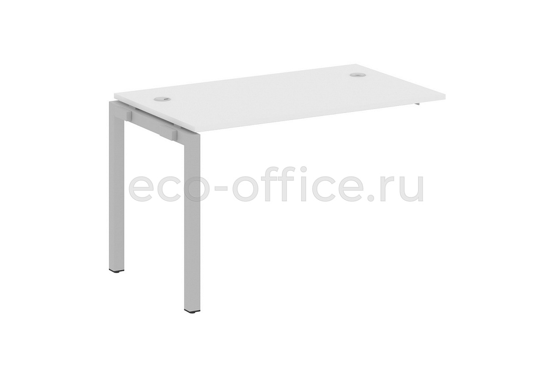 Проходной наборный элемент METAL SYSTEM QUATTRO 5x5 50БП.ПРС-СП-1.2 Белый / Серый металл купить в Москве