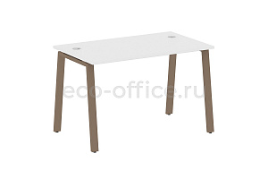 Стол письменный METAL SYSTEM STYLE БА.СП-2 Белый / Мокко металл фото