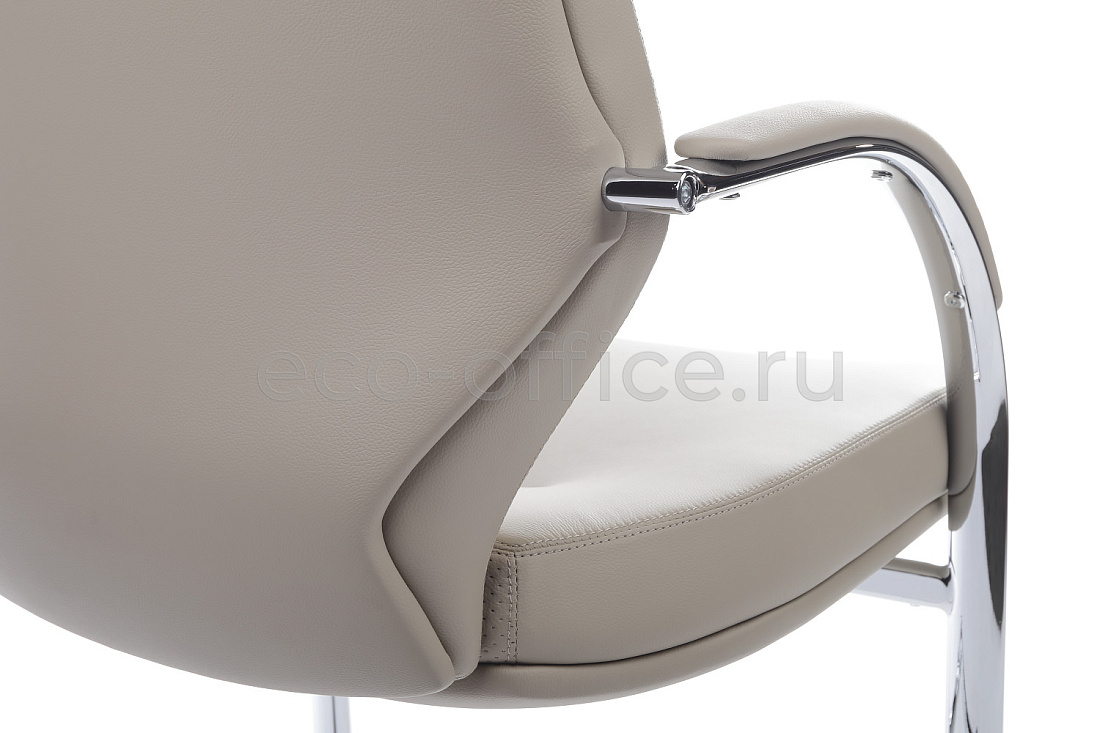 Конференц-кресло RV Design ALONZO-CF C1711 Светло-серая кожа  стоимость