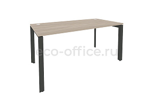 Стол рабочий на П-образном м/к ONIX O.MP-SP-4.8 Дуб Аттик / Антрацит металл фото