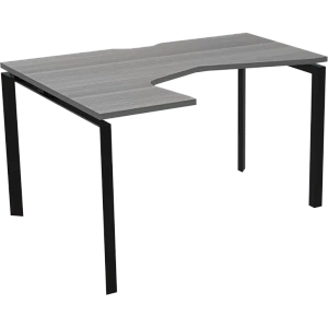 Стол эргономичный левый на металлокаркасе Protech НТМП.П-060.ЛВ Лиственница/Антрацит фото