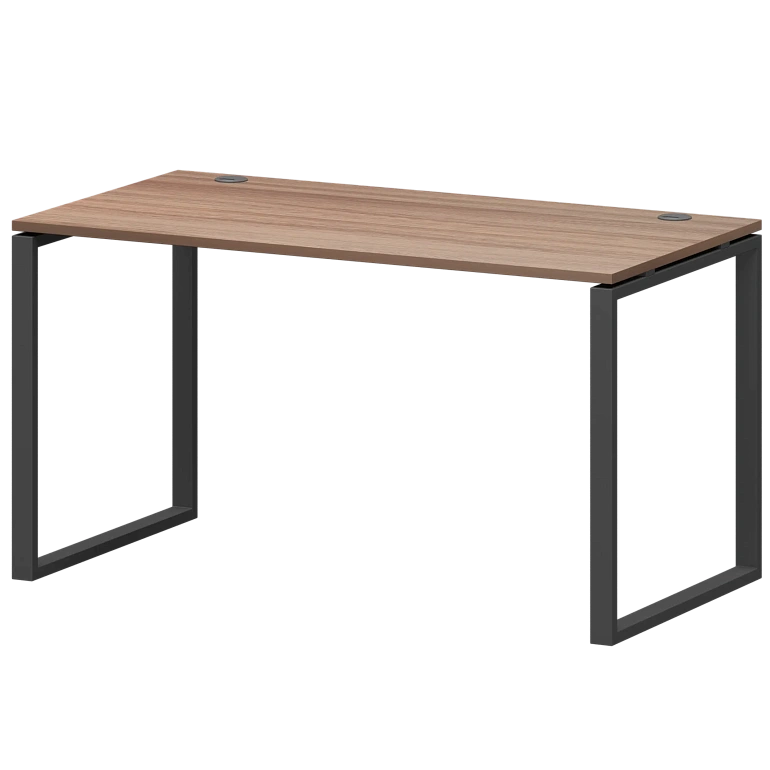 стол на металлокаркасе protech ам.о-004.60 темный шимо/антрацит фото