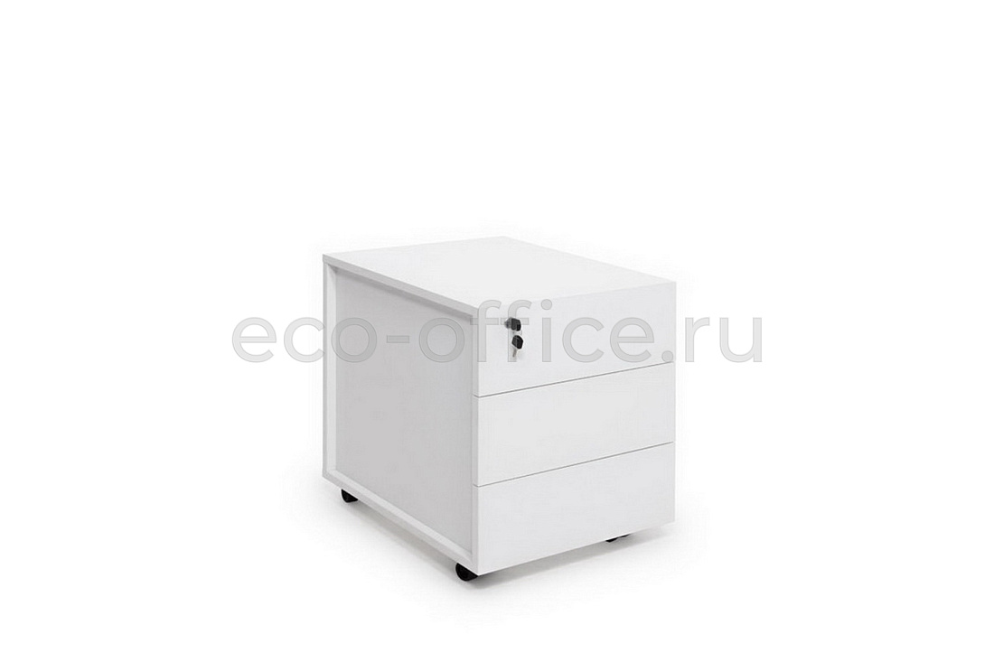 Тумба подкатная UNIO 103 101 white Белый купить в Москве