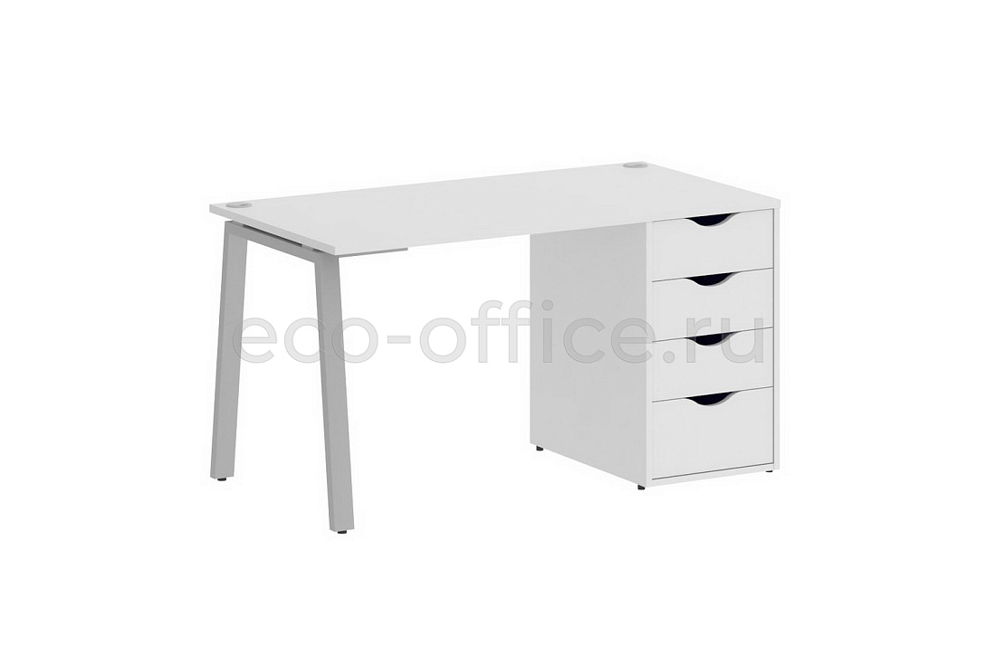 Стол письменный HomeOffice VR.SP-3-138.4.A grey Белый  стоимость