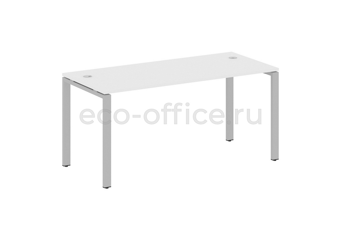 Стол письменный METAL SYSTEM STYLE БП.СП-4 Белый / Серый металл  стоимость