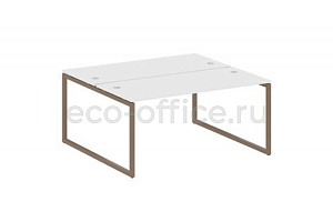 Рабочая станция METAL SYSTEM QUATTRO 4x4 40БО.РАС-СП-2.4 Белый / Мокко металл фото