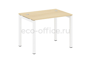Стол письменный METAL SYSTEM QUATTRO 5x5 50БП.СП-1 Акация Лорка / Белый металл фото