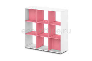Стеллаж низкий 9 ячеек SENTIDA COLOR S-79 Инжир фото