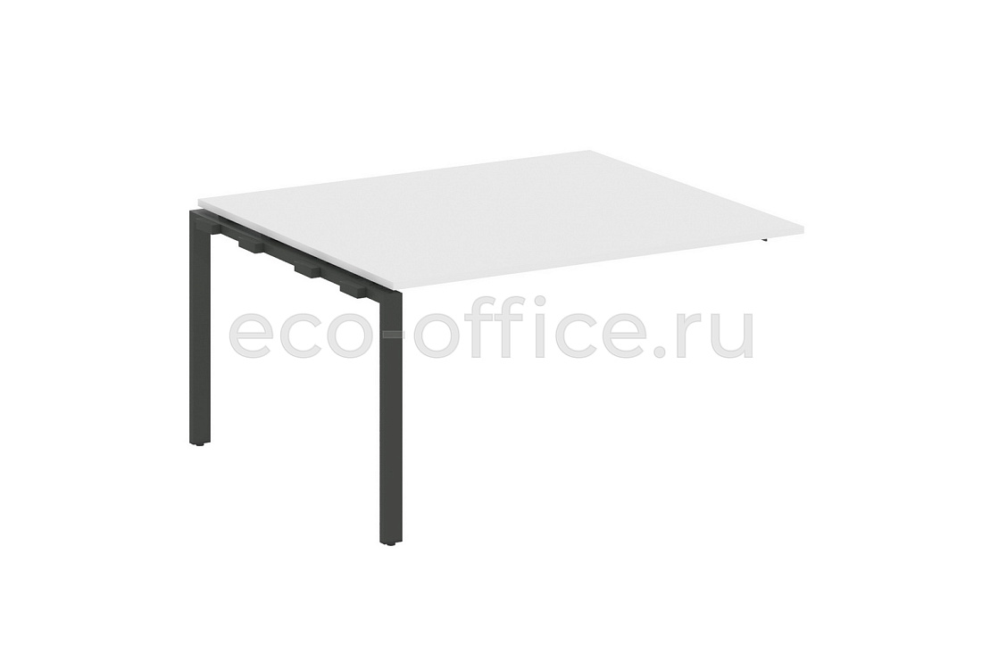 Проходной наборный элемент переговорного стола METAL SYSTEM STYLE БП.ППРГ-3 Белый / Антрацит металл  стоимость