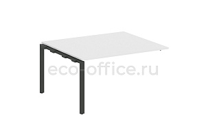Проходной наборный элемент переговорного стола METAL SYSTEM STYLE БП.ППРГ-3 Белый / Антрацит металл фото