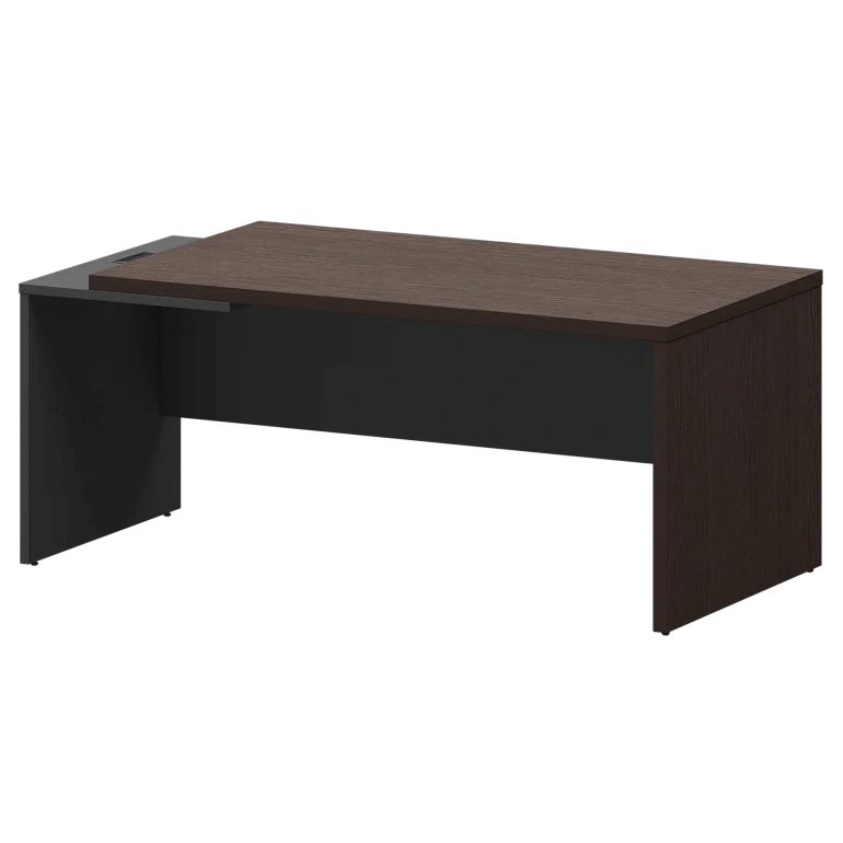 стол руководителя левый protech kz-18l дуб венге/графит фото