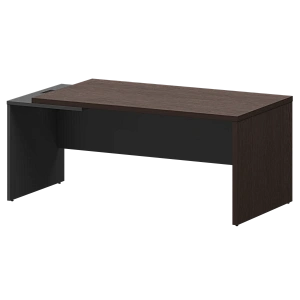 Стол руководителя левый Protech KZ-18L Дуб венге/Графит фото