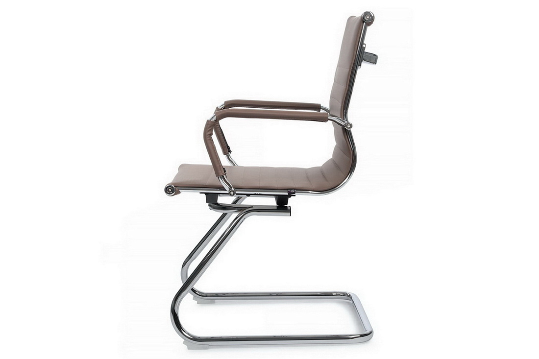 Конференц-кресло RV Chair HUGO 6002-3E Коричневая экокожа  стоимость