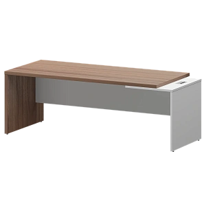 Стол руководителя правый Protech KZ-22R Темный шимо/Белый фото