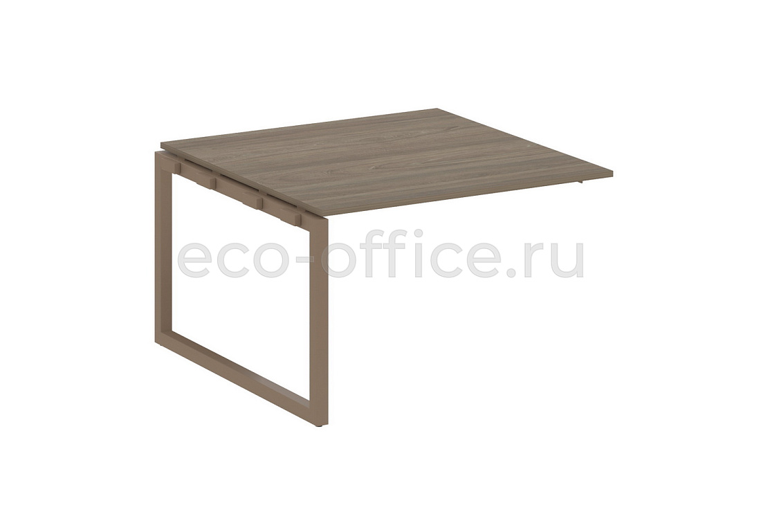 Проходной наборный элемент переговорного стола METAL SYSTEM QUATTRO 5x5 50БО.ППРГ-2 Вяз Благородный / Мокко металл  стоимость