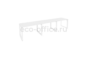 Рабочая станция на O-образном м/к ONIX O.MO-RS-3.2.7 Белый Бриллиант / Белый металл фото