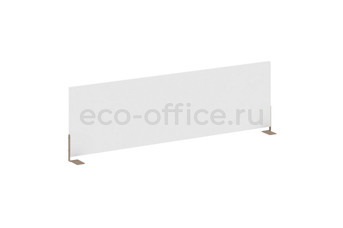Экран для стола боковой L1200 METAL SYSTEM STYLE Б.ЭКР-120 Белый / Мокко металл  стоимость