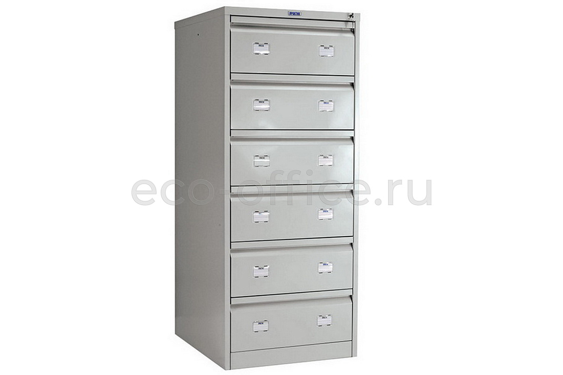 Шкаф картотека ПРАКТИК AFC-06 Серый RAL 7038  стоимость