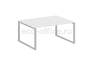 Стол переговорный (1 столешница) METAL SYSTEM STYLE БО.ПРГ-1.4 Белый / Серый металл фото