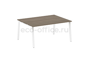 Стол переговорный (1 столешница) METAL SYSTEM STYLE БА.ПРГ-1.4 Вяз Благородный / Белый металл фото