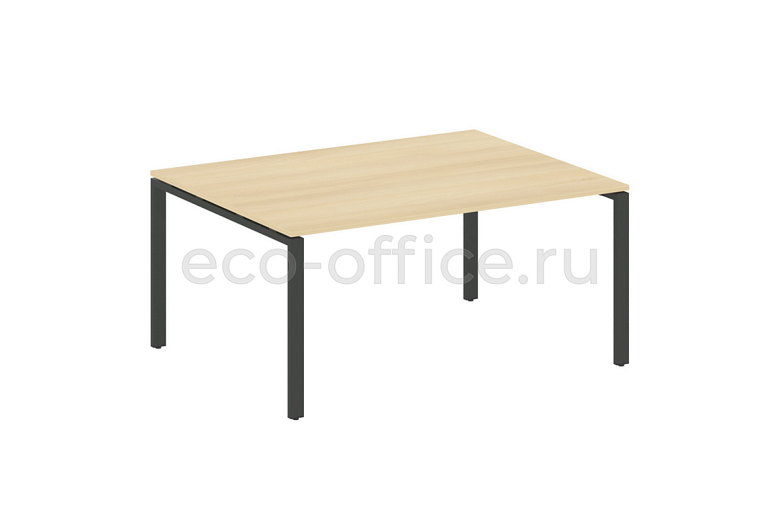 Стол переговорный (1 столешница) METAL SYSTEM STYLE БП.ПРГ-1.4 Акация Лорка / Антрацит металл  стоимость
