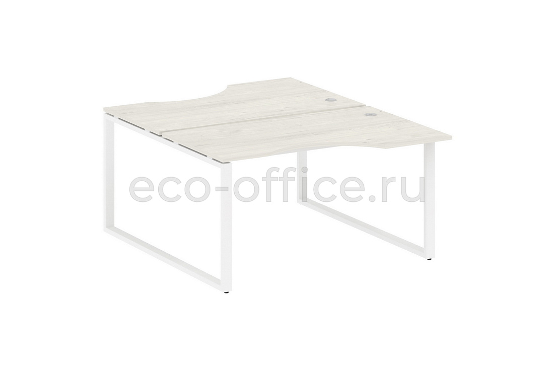 Рабочая станция криволинейная METAL SYSTEM STYLE БО.РАС-СА-2.2 Дуб Наварра / Белый металл  стоимость