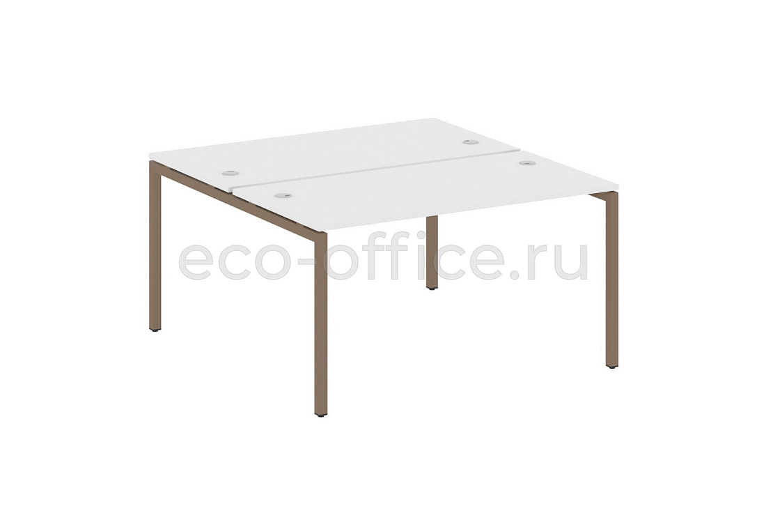 Рабочая станция METAL SYSTEM QUATTRO 4x4 40БП.РАС-СП-2.3 Белый / Мокко металл  стоимость