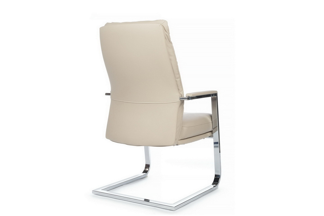 конференц-кресло rv chair leon-sf d916 кремовая экокожа фото