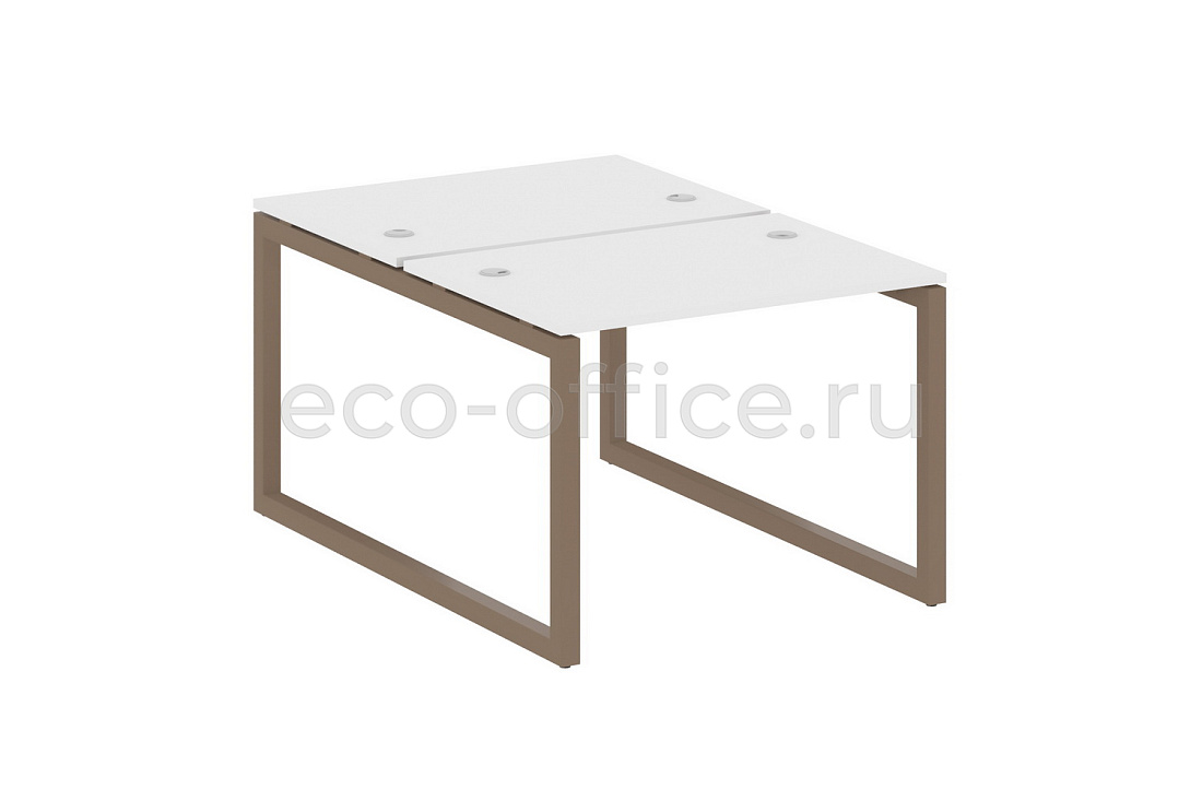 Рабочая станция METAL SYSTEM QUATTRO 5x5 50БО.РАС-СП-2.1 Белый / Мокко металл  стоимость