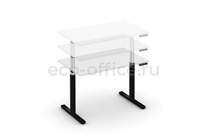 Стол электроподъёмный MOVE UP MV.SE-2.7 Белый бриллиант / Чёрный металл фото