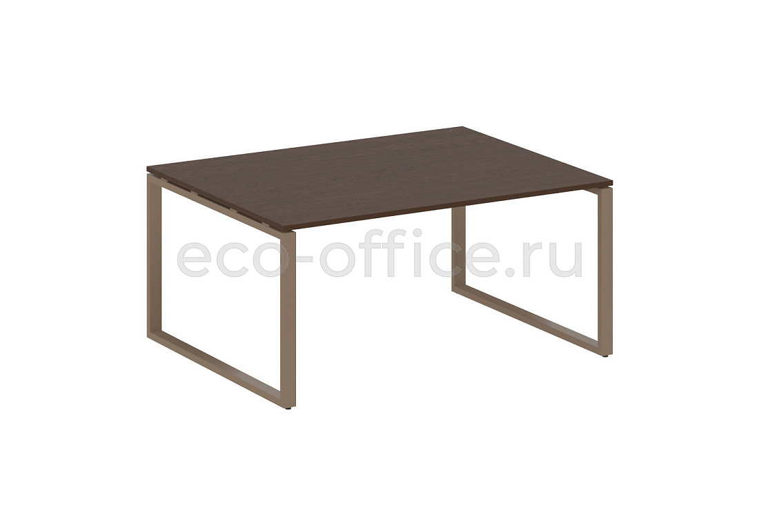 Стол переговорный (1 столешница) METAL SYSTEM STYLE БО.ПРГ-1.4 Венге Цаво / Мокко металл  стоимость