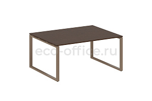 Стол переговорный (1 столешница) METAL SYSTEM STYLE БО.ПРГ-1.4 Венге Цаво / Мокко металл фото